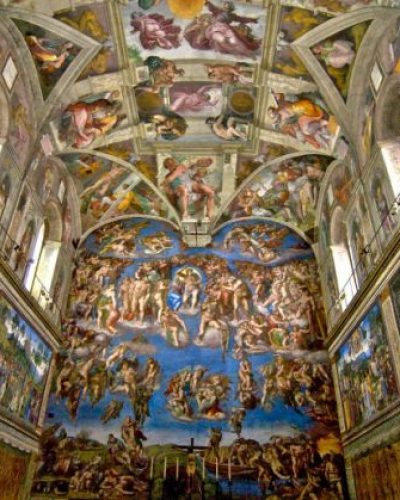 Πως ο Μιχαήλ Άγγελος ζωγράφισε 300 μορφές στην εντυπωσιακή οροφή της Καπέλα Σιξτίνα. Δεν ζωγράφιζε ξαπλωμένος, αλλά όρθιος με τα χέρια ψηλά και δεν σταμάτησε να γκρινιάζει ότι σπαταλούσε τον χρόνο του για το τίποτα